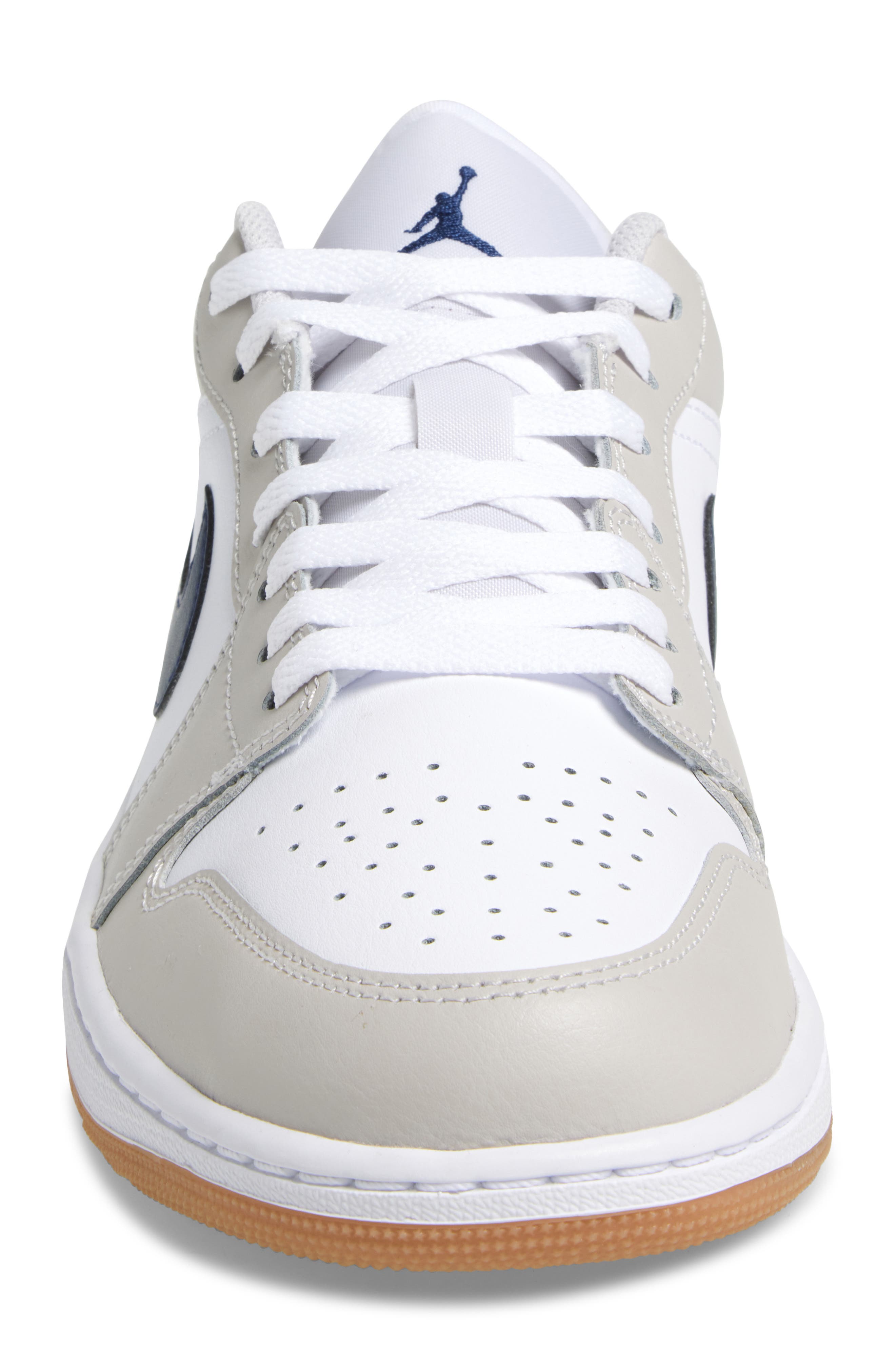 Jordan Air Jordan 1 Low Basketball Sneaker, Alternate, color, 146 White/Mnnavy