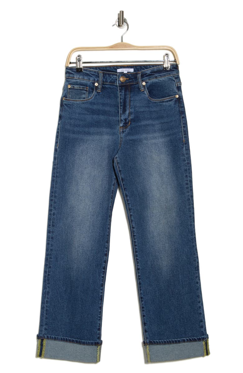STS Blue Raya High Waist Cuffed Baggy Boyfriend Jeans, Alternate, color, 