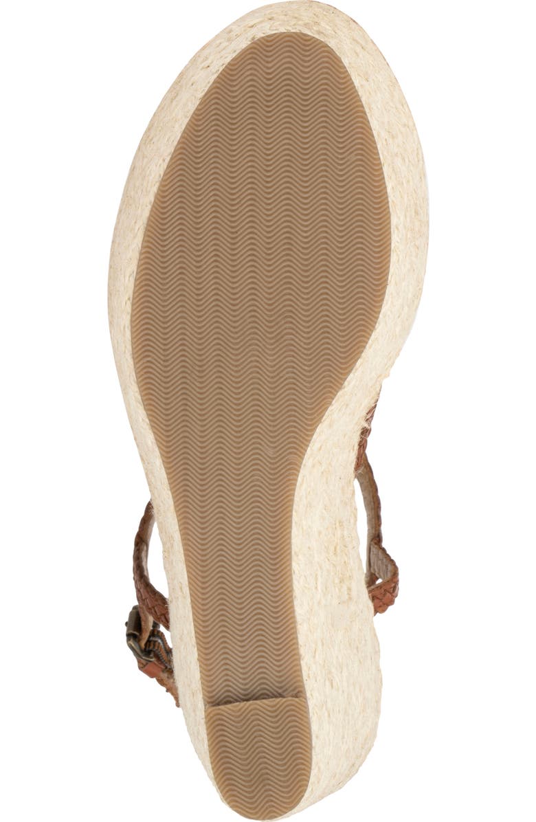 VINTAGE FOUNDRY Eloise Leather Espadrille Platform Wedge Sandal, Alternate, color,