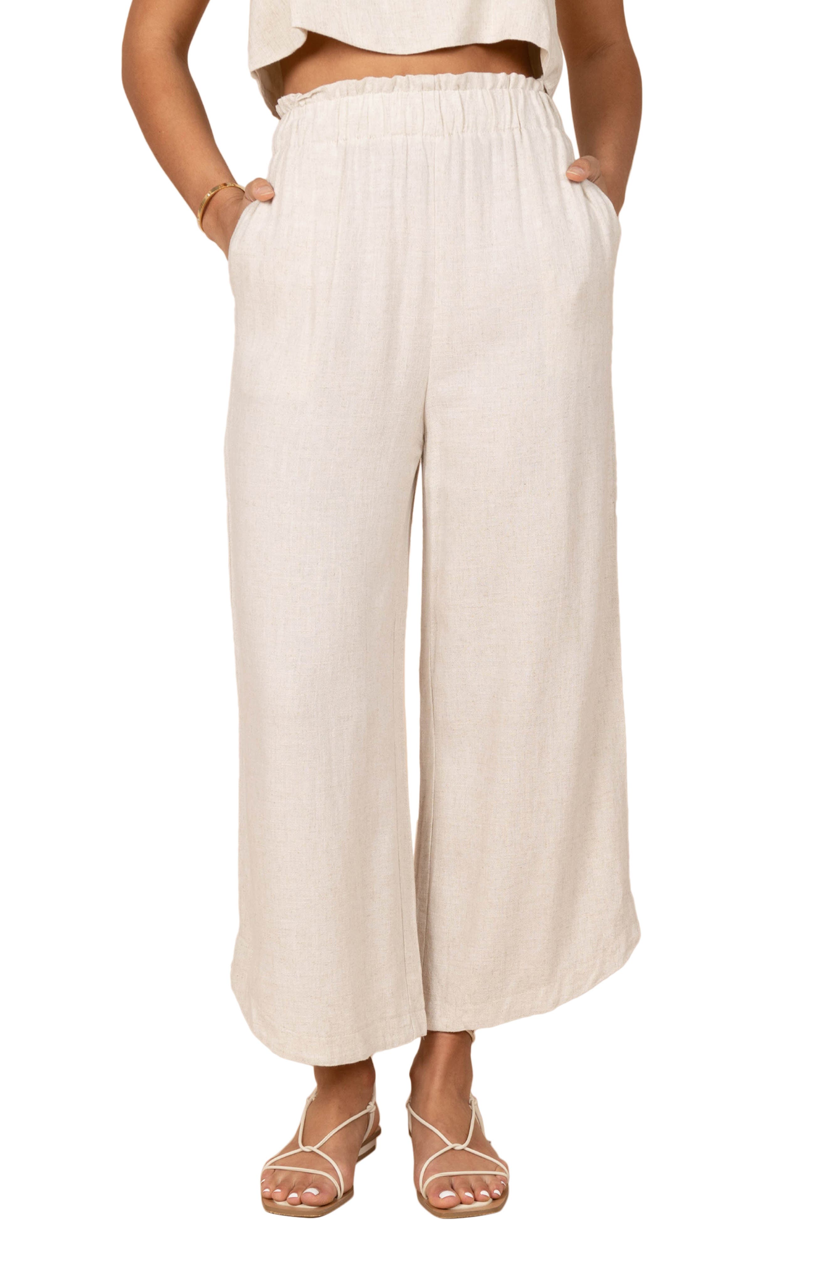 Eleanor Wide Leg Linen Pants - image 3