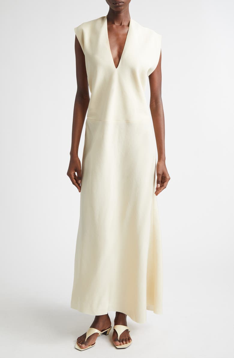 Diotima Sailor Backless Dress, Main, color, Ecru