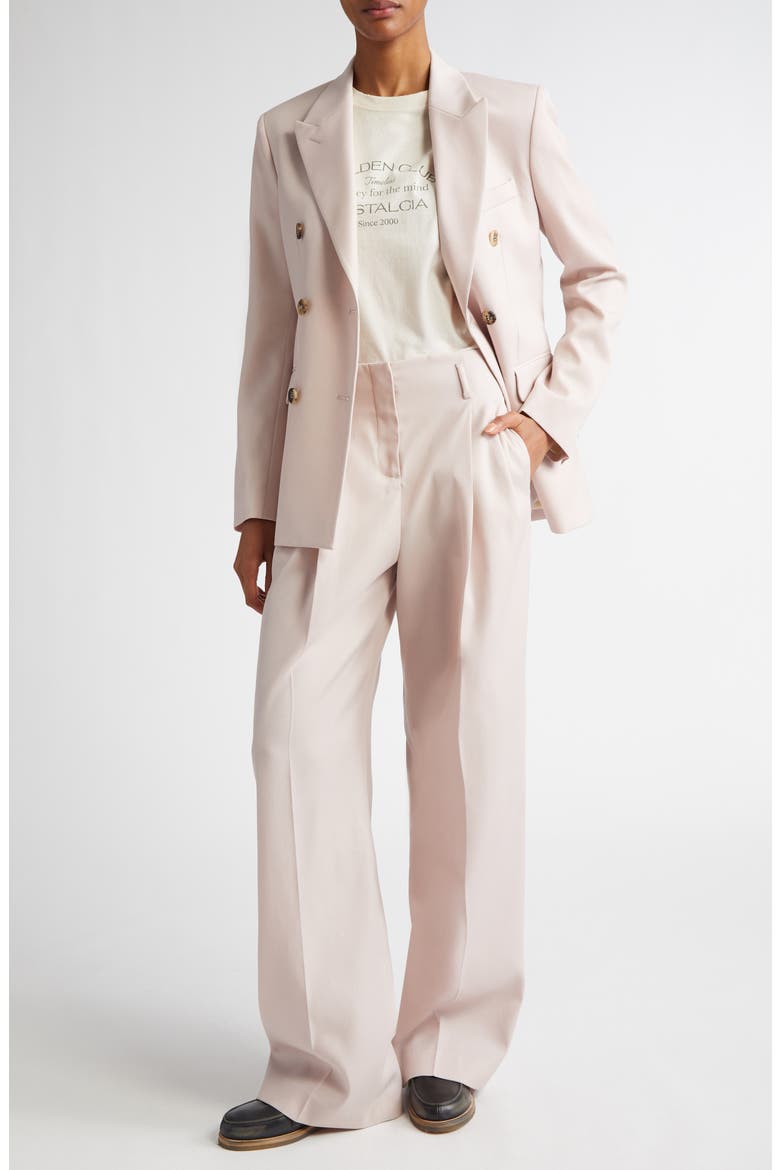 Double Breasted Blazer, Alternate, color, SHADOW GRAY