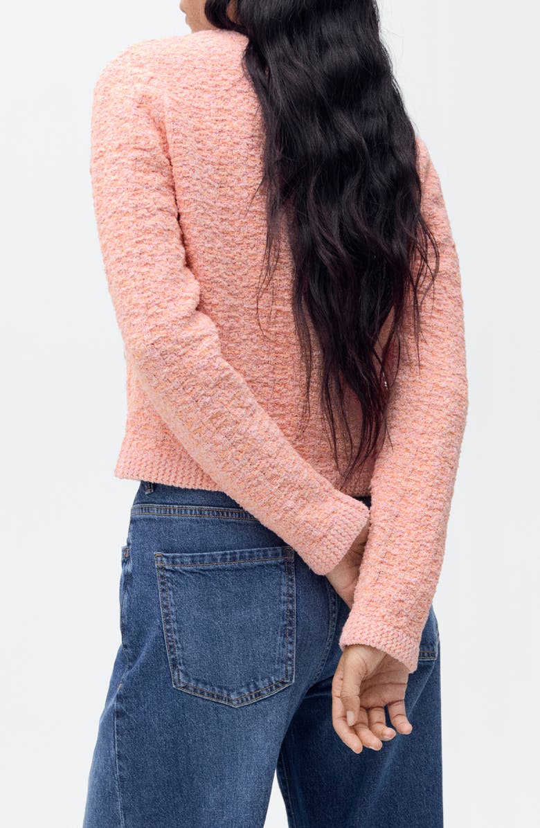 MANGO Tweed Jacket, Alternate, color,