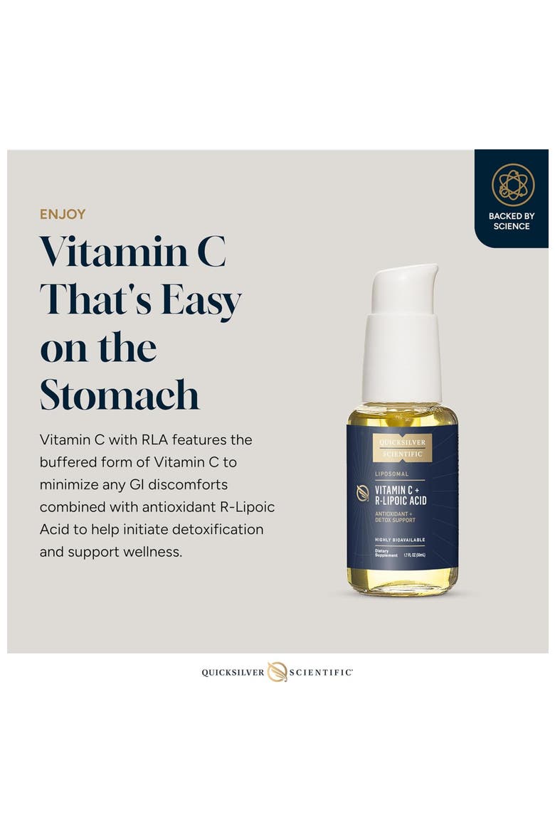 Liposomal Vitamin C and R Lipoic Acid Liquid Supplement, Alternate, color, None