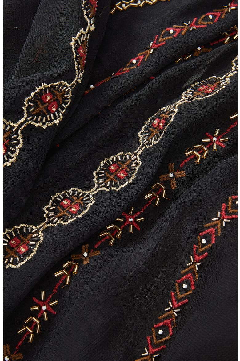 Tairis Embroidered Top, Alternate, color, BLACK