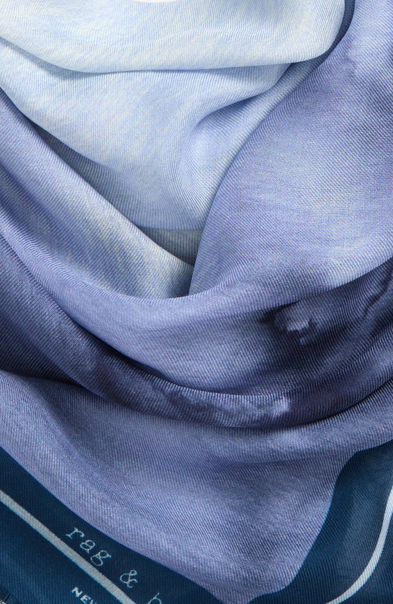 rag & bone Harlow Tie Dye Scarf, Alternate, color, Blumulti