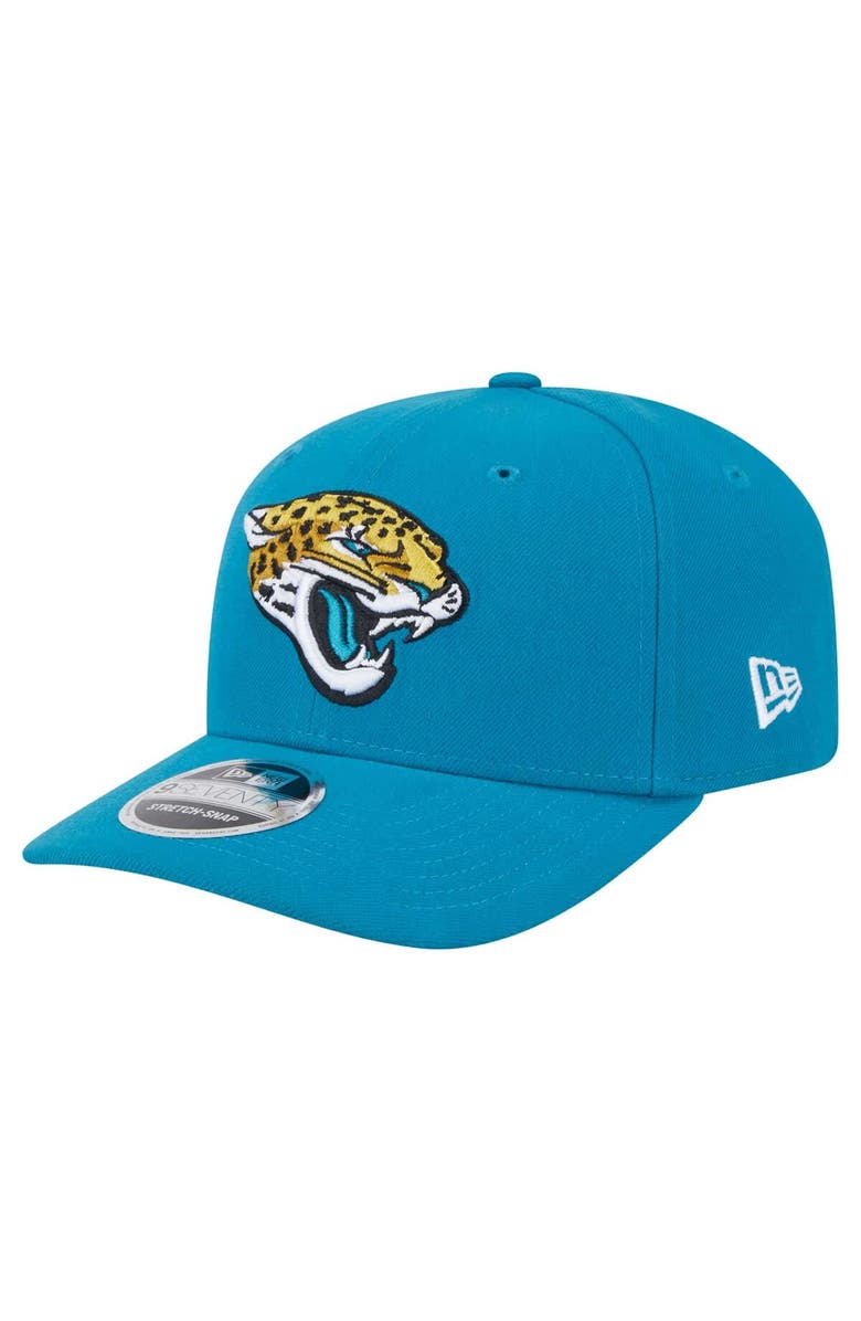 New Era Men's New Era Teal Jacksonville Jaguars 9SEVENTY Stretch-Snap Hat, Main, color, Teal