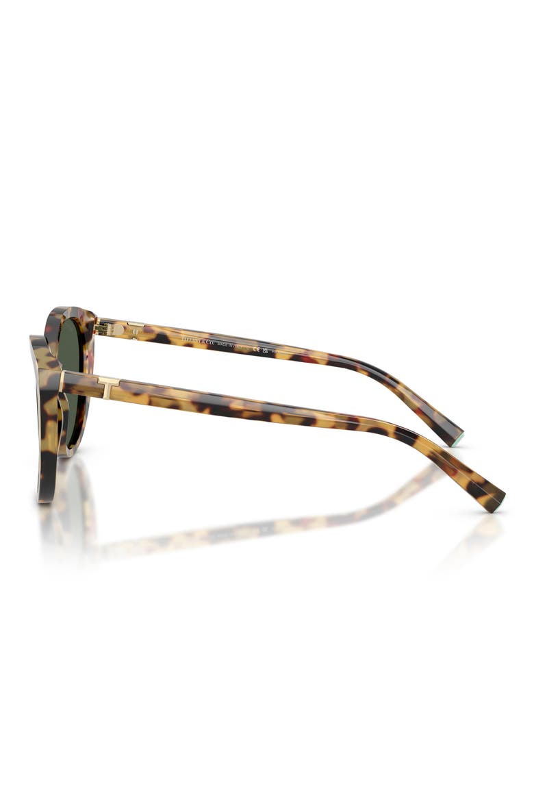 56mm Polarized Cat Eye Sunglasses, Alternate, color, BLONDE HAVANA / POLAR GREEN
