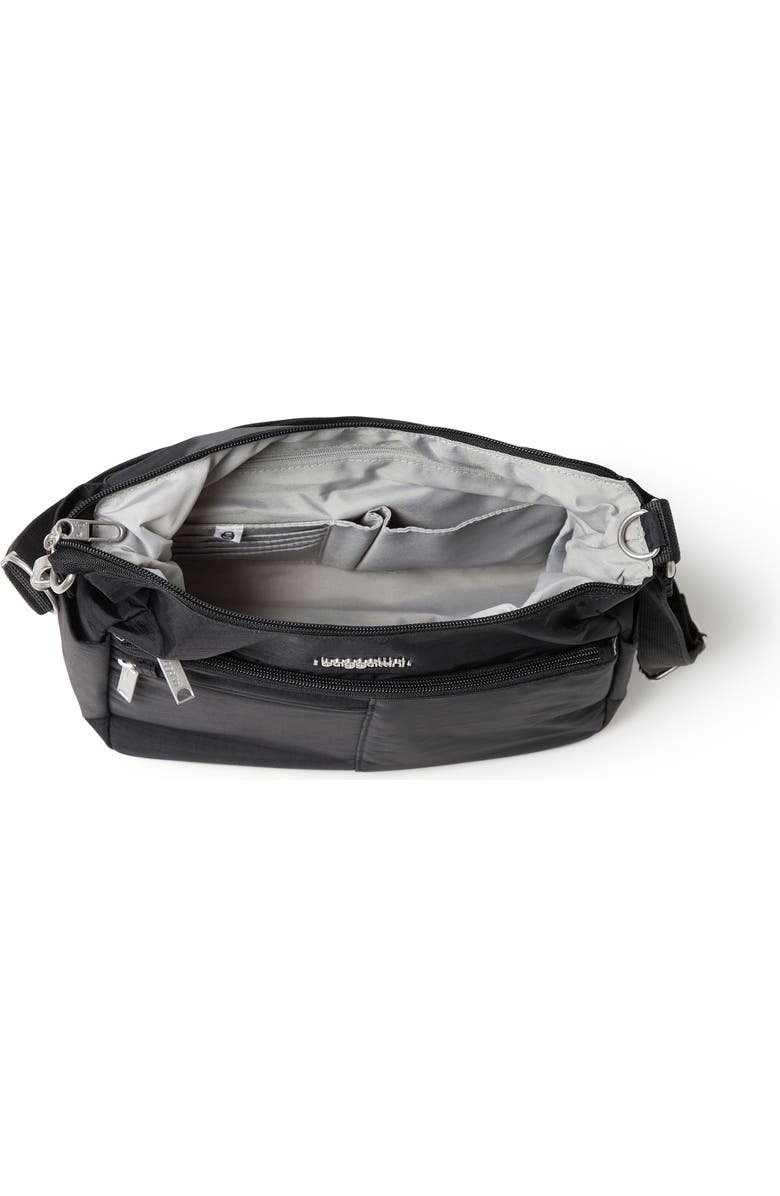BAGGALLINI Securtex Anti-Theft Free Time Crossbody Bag, Alternate, color, Black