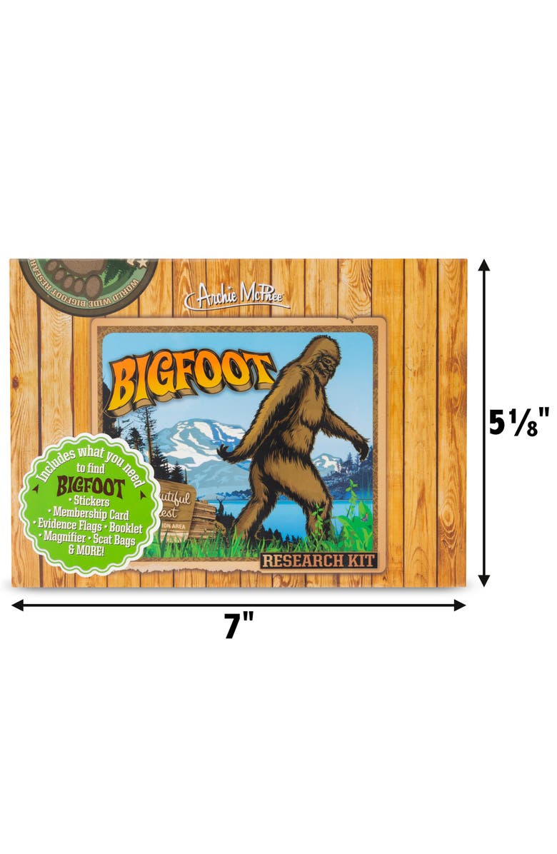 Archie McPhee Bigfoot Research Kit, Alternate, color, Multicolored