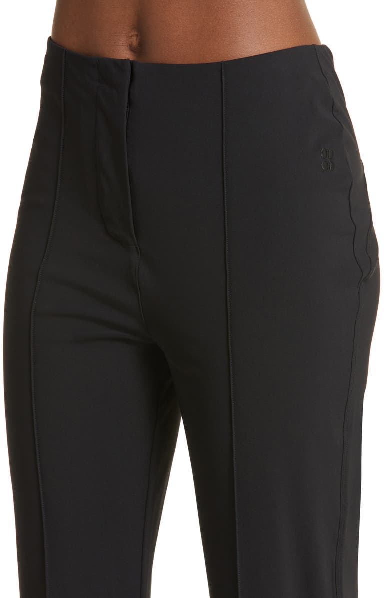 Sweaty Betty Arctic Explorer Pintuck Crop Flare Pants, Alternate, color, 