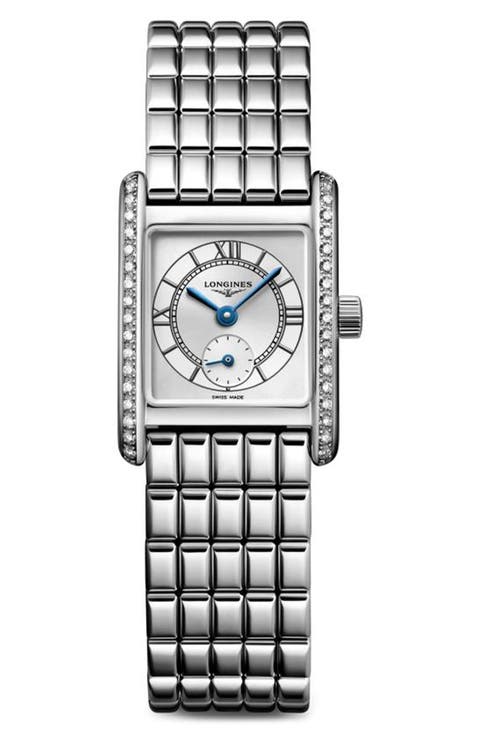 Mini DolceVita Diamond Pavé Bracelet Watch, 29mm