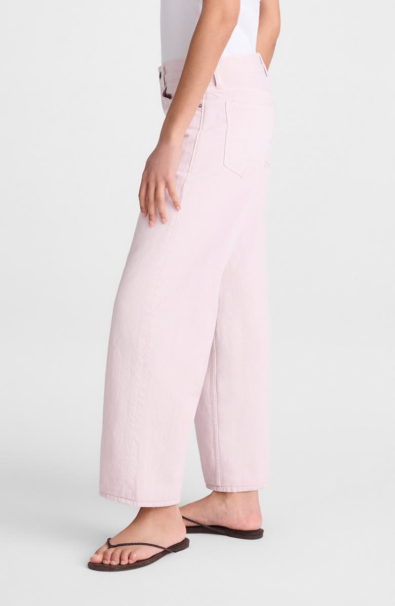 Madewell Low Slung Baggy Crop Jeans, Alternate, color, Marble Lilac