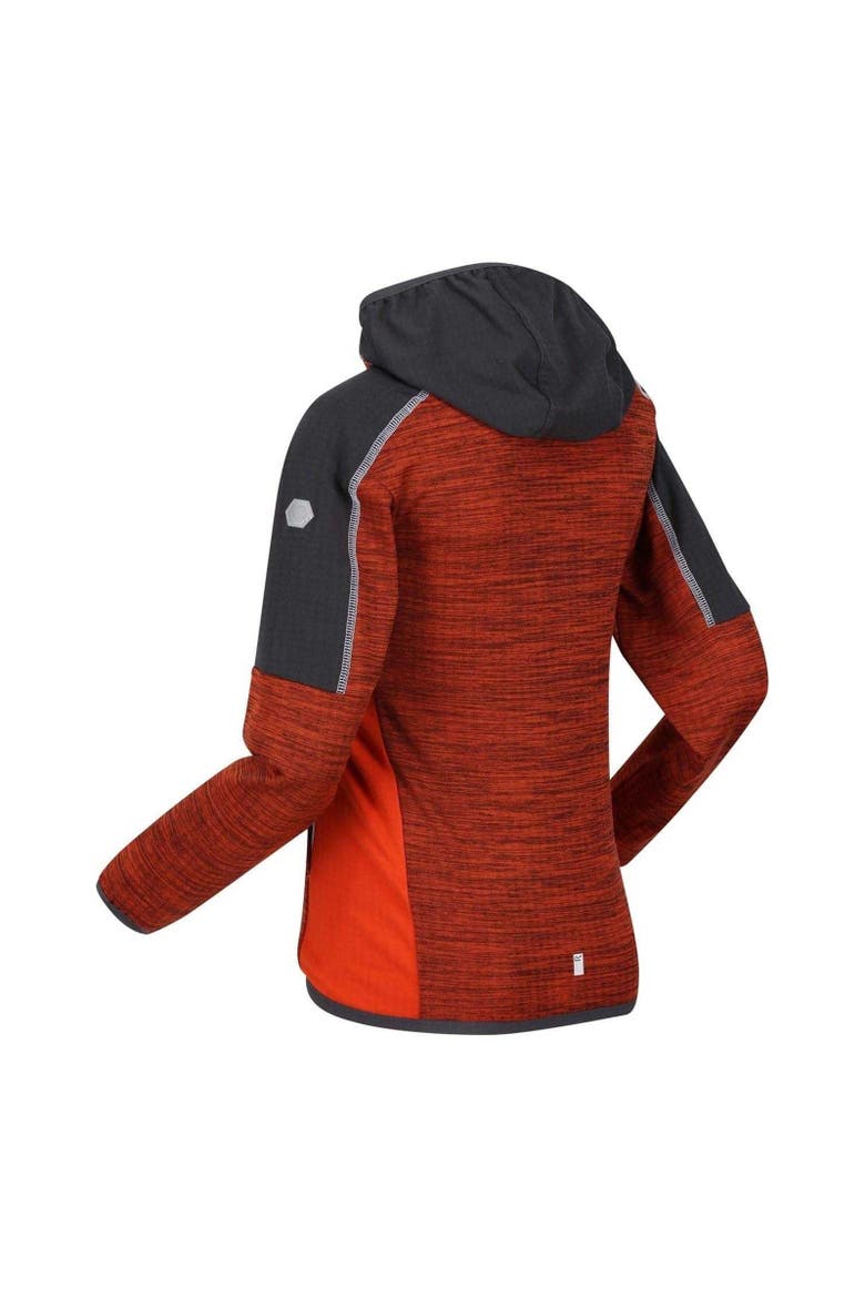 Childrens/Kids Burnton Raglan Hoodie, Alternate, color, Blazing Orange  Rusty