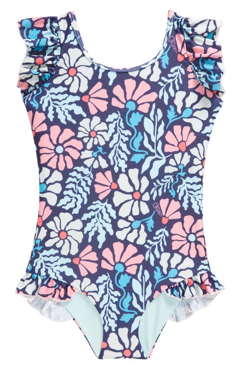 Kids' Mellow Ruffle One-Piece Swimsuit (Toddler, Little Kid & Big Kid)