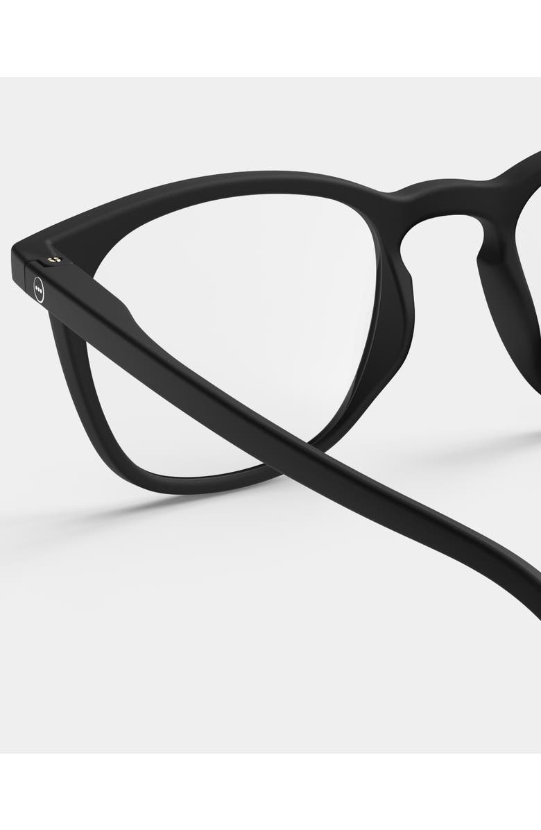 IZIPIZI #E 49mm Trapeze Reading Glasses, Alternate, color, Black