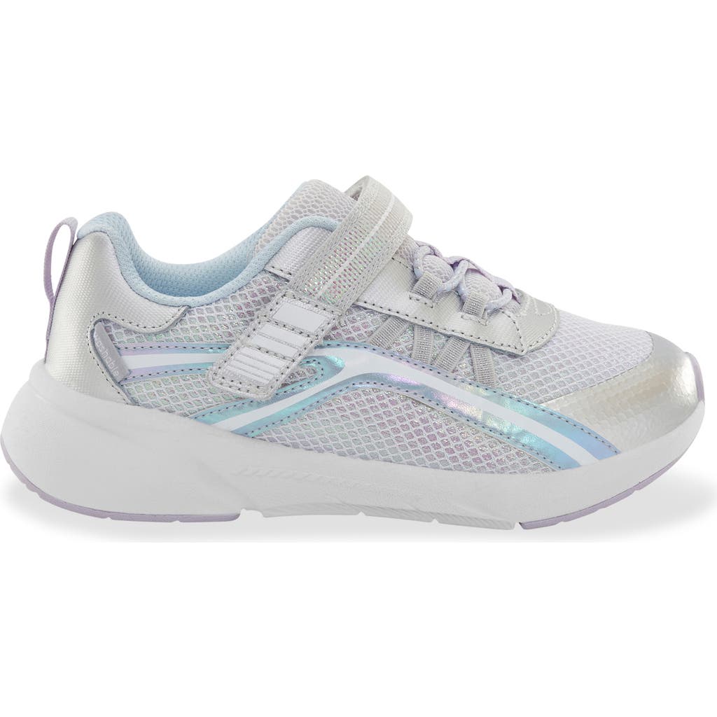 Stride Rite Kids' Made2play® Journey 3.0 Sneaker In Silver Sparkle