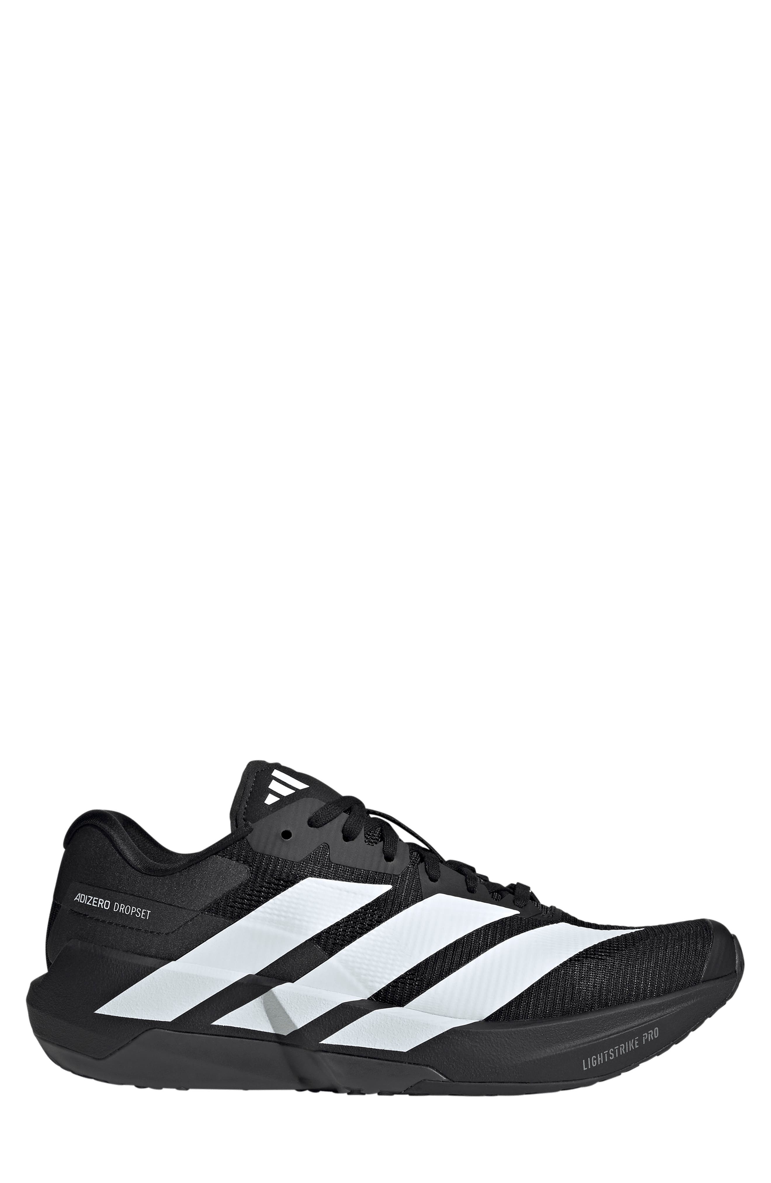 adidas Adizero Dropset Pro Training Shoe, Alternate, color, Core Black/ White/ Black