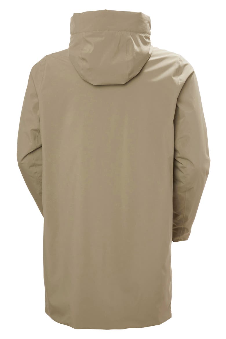 Munich Waterproof Insulated Raincoat, Alternate, color, PEBBLE