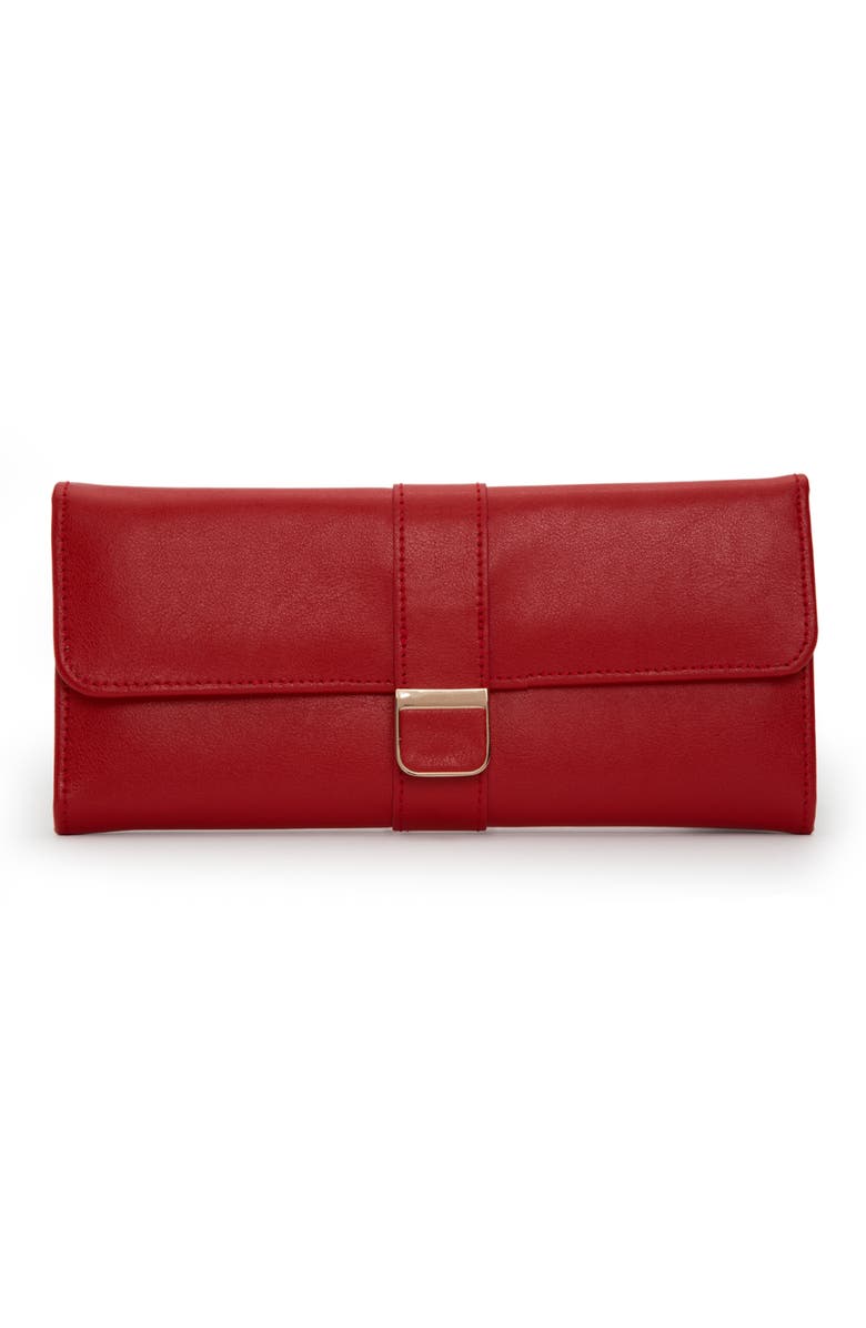 WOLF Palermo Jewelry Roll, Main, color, Red