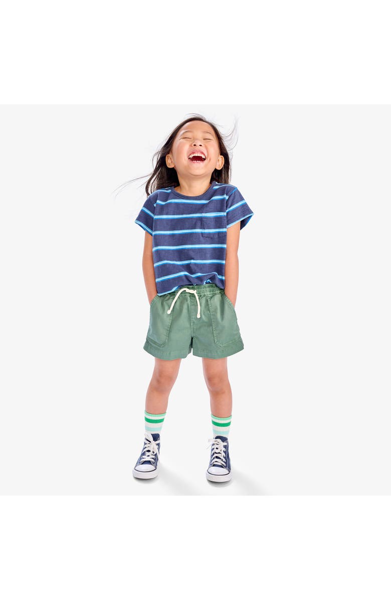 Primary Kids Garment Dyed Stretch Chino Midi Short, Alternate, color, Cactus