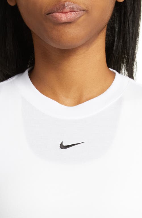 Nike Sportswear Essential Slim Crop Top In White