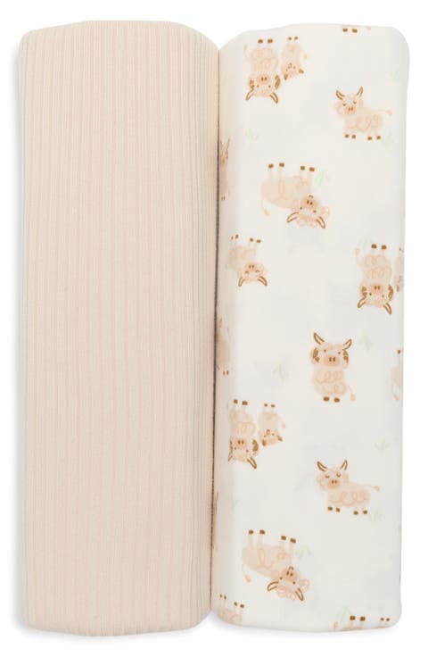 2-Pack Swaddle Blankets