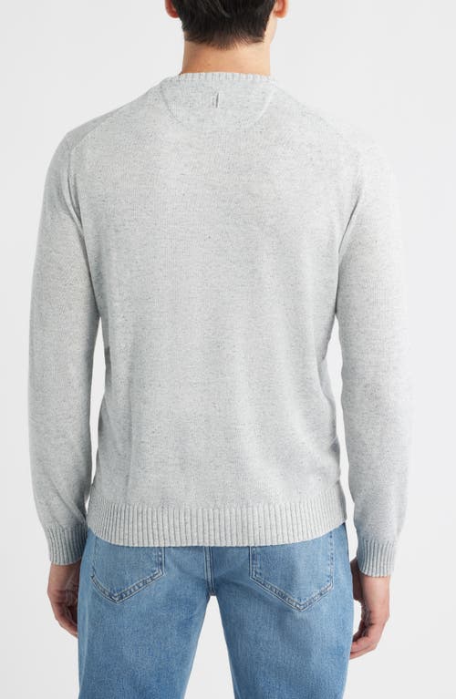 Johnnie-o Albus Neppy Crewneck Sweater In Gray