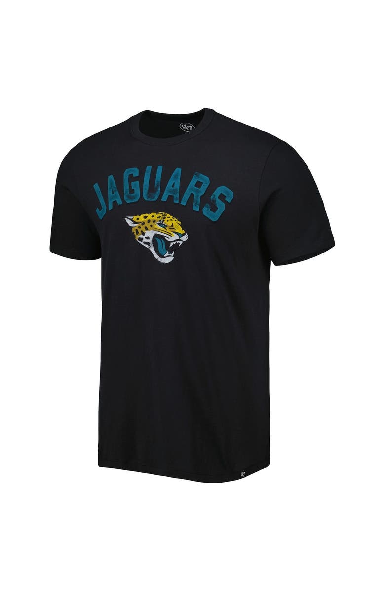 '47 Men's '47 Black Jacksonville Jaguars All Arch Franklin T-Shirt, Alternate, color, 