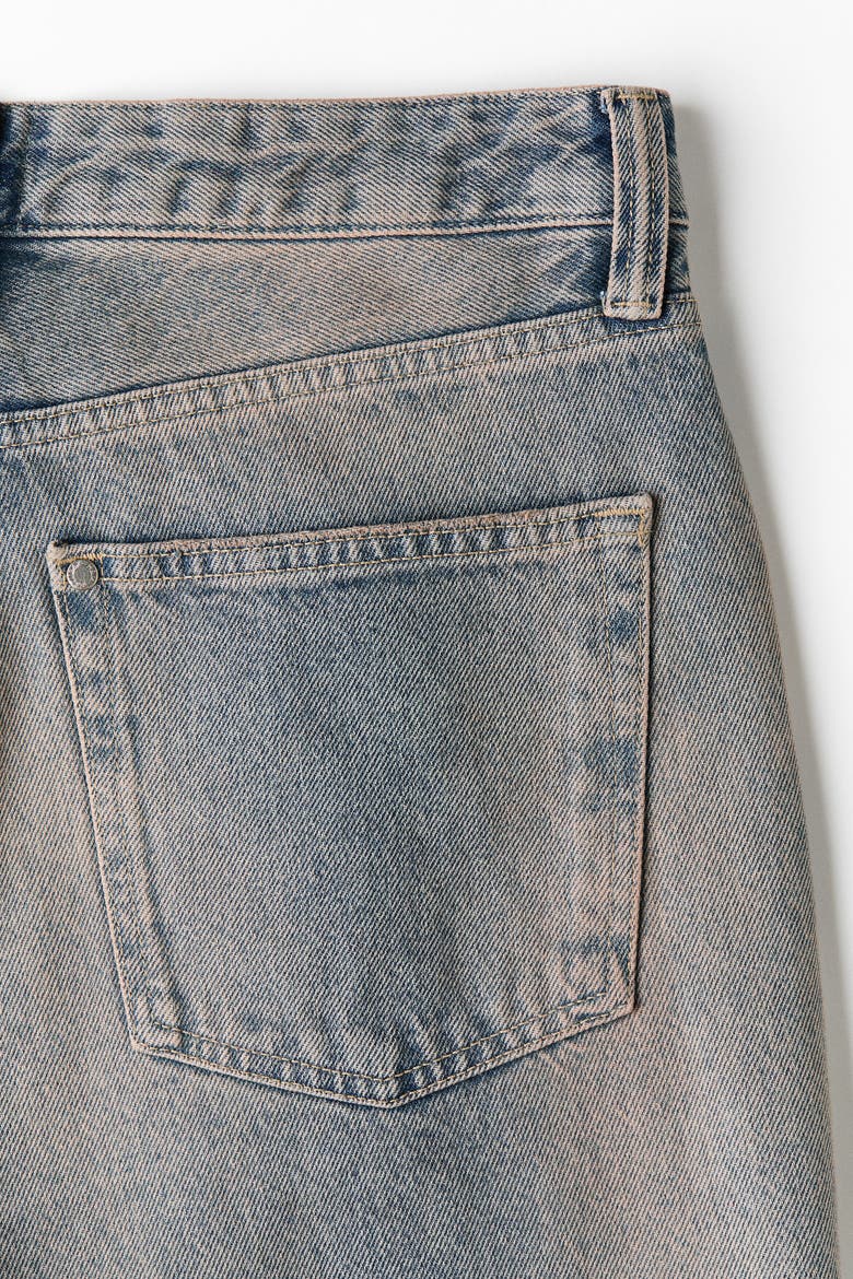 Loose Bootcut Jeans, Alternate, color, Washed denim blue
