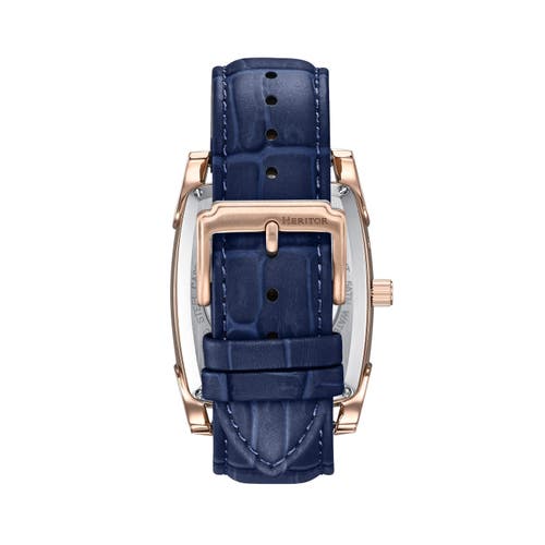 Heritor Automatic Valentin Mens Automatic Watch With Date In Blue