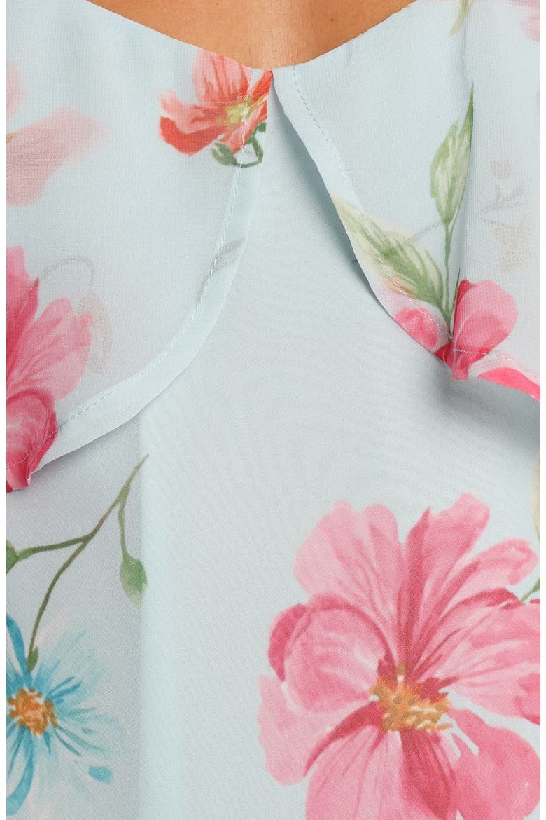 Valeria Floral Camisole & Maxi Skirt Set, Alternate, color, BLUE FLORAL
