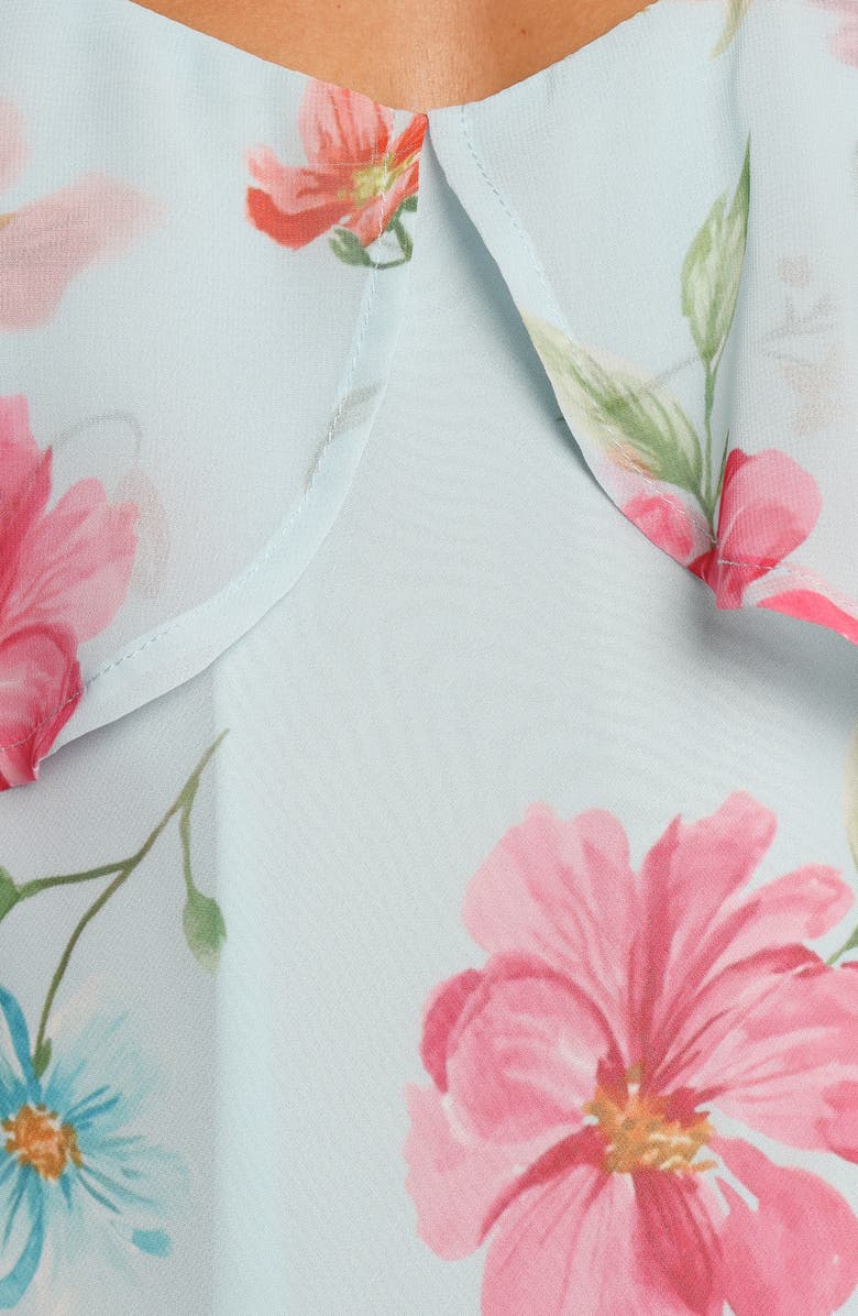 Petal & Pup Valeria Floral Camisole & Maxi Skirt Set, Alternate, color, Blue Floral