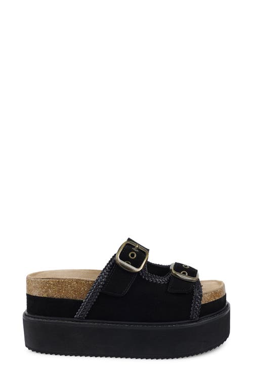 Zigi Platform Sandal In Black