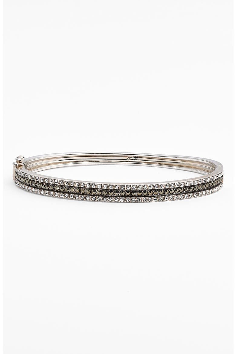 Triple Row Bangle, Main, color, MARCASITE / CUBIC ZIRCONIA