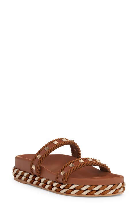 Rockstud Platform Slide Sandal (Women)