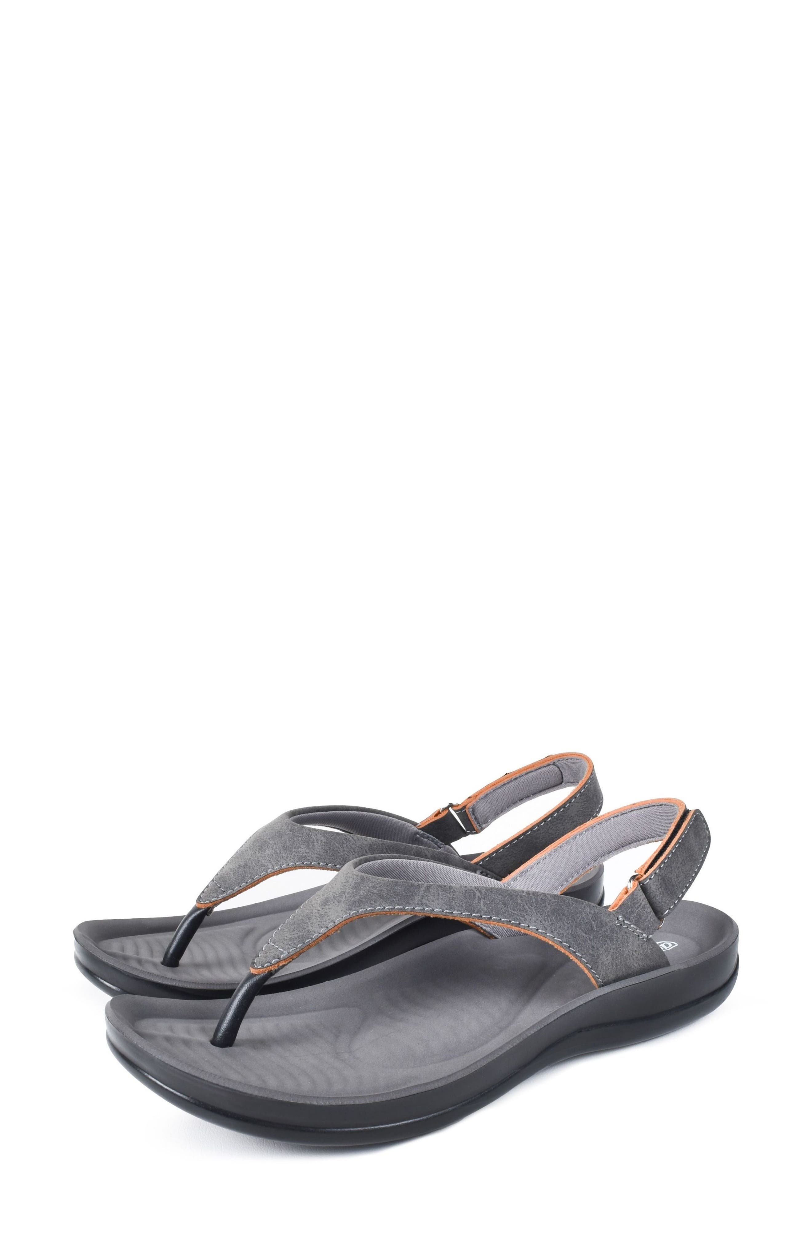 AEROTHOTIC Verra Sandal, Main, color, Grey