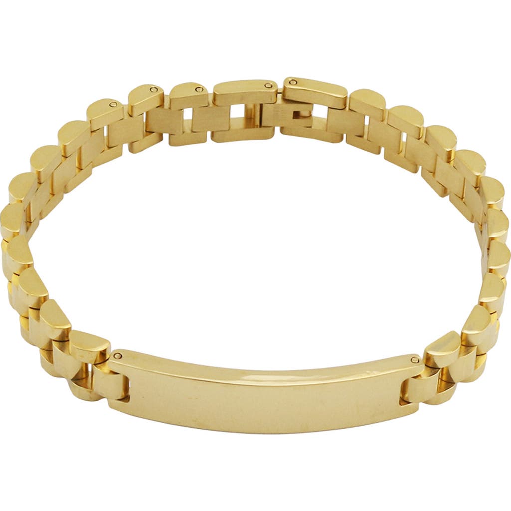 Rebl Gender Inclusive Cypress Chain Bracelet In Gold