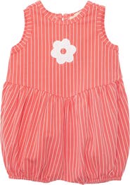 Mabel + Honey Striped Blossom Sleeveless Romper