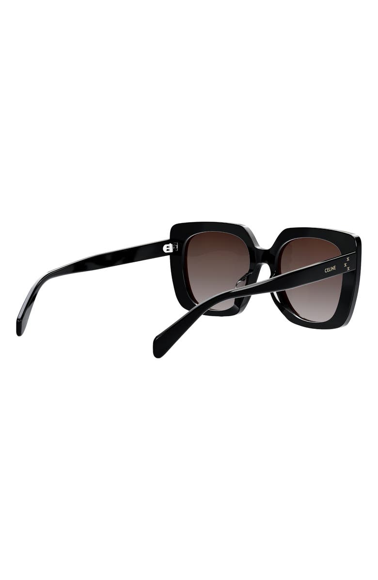 CELINE Mini Triomphe 55mm Round Sunglasses, Alternate, color,