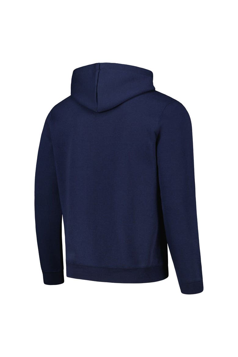 Men's Colosseum Navy West Virginia Mountaineers Sunrise Pullover Hoodie, Alternate, color, Navy