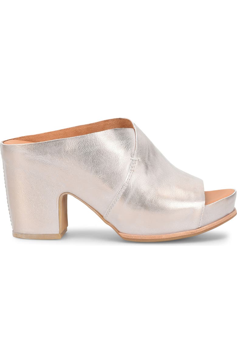Kork-Ease<sup>®</sup> Stowe Platform Slide Sandal, Alternate, color, Champagne Metallic