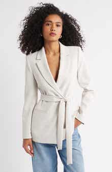 Open Edit The Curator Tie Waist Blazer