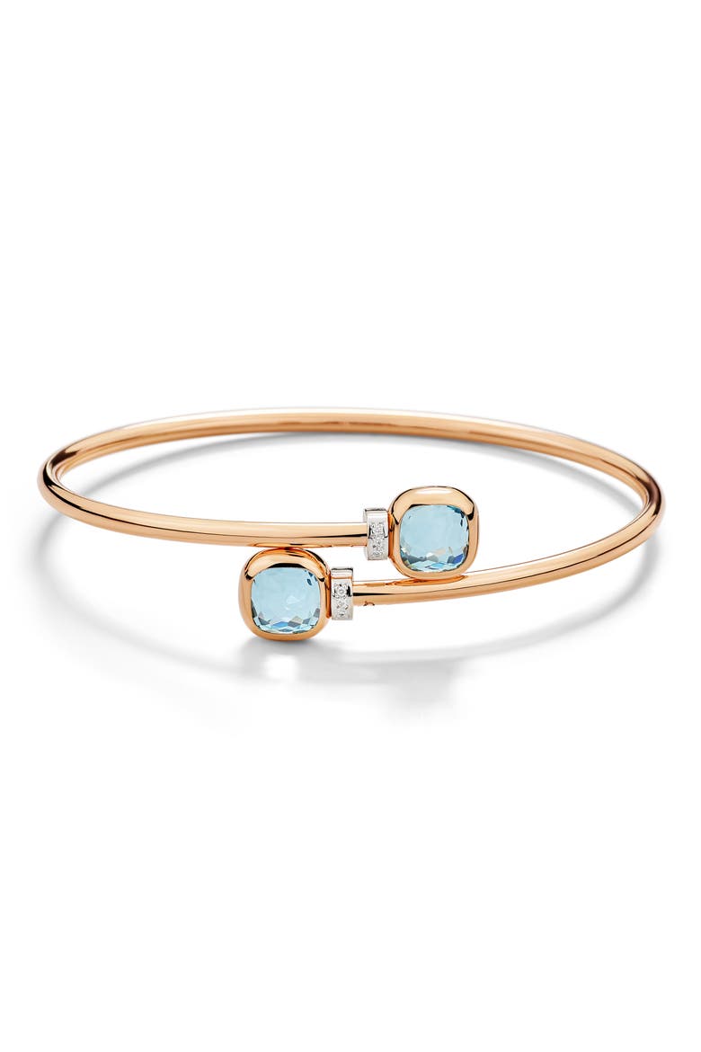 Nudo Mini Bangle, Main, color, SKY BLUE TOPAZ
