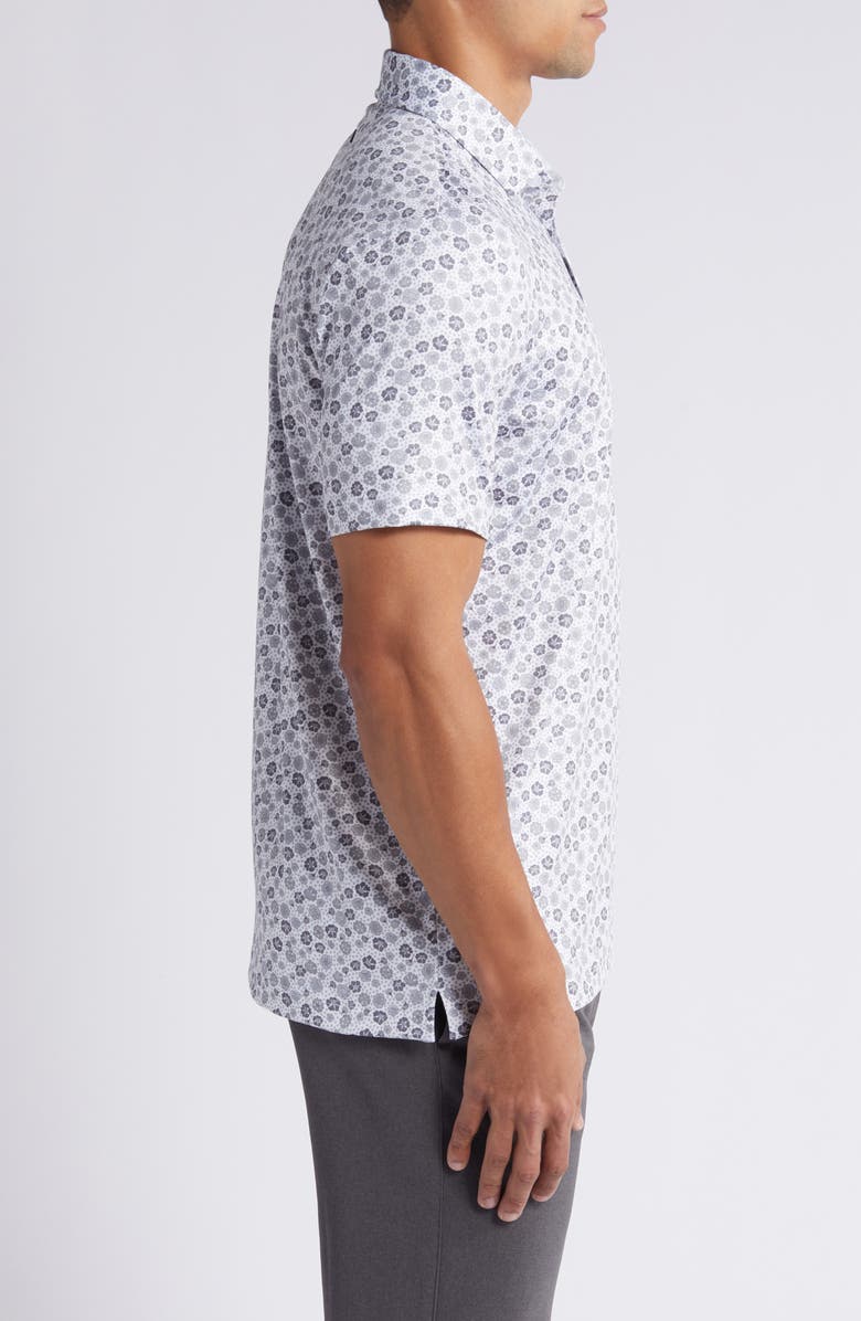 Redvanly Beech Floral Performance Polo, Alternate, color,