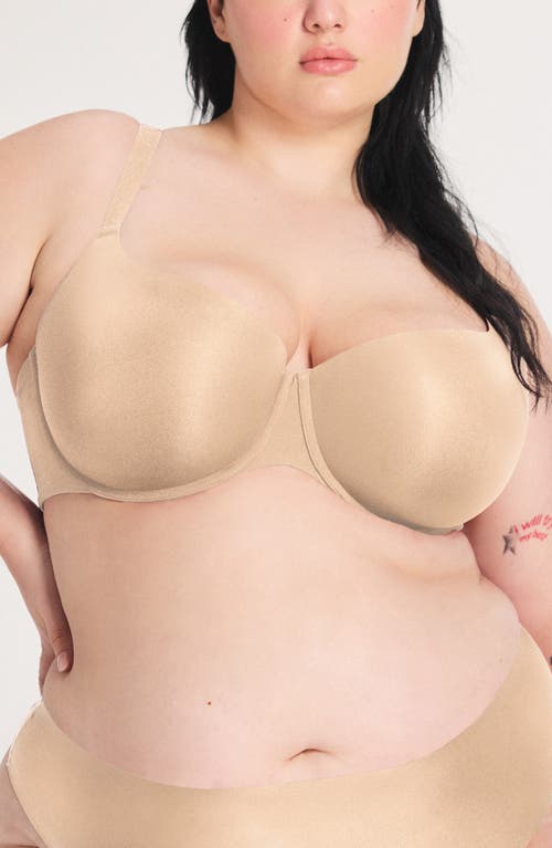 Savage X Fenty Microfiber Push-up Bra In Nude
