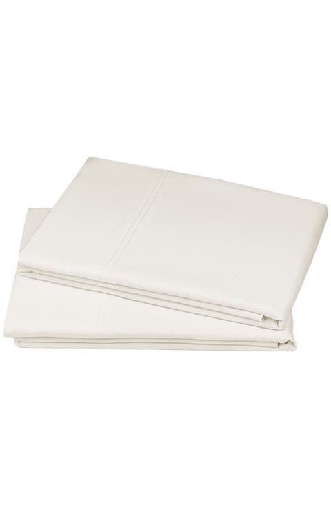 Set of 2 Pillowcases - Hotel Luxe 800 Thread Count 100% Cotton Sateen