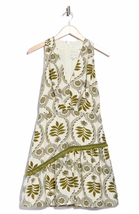 Yena Printed Halter Minidress