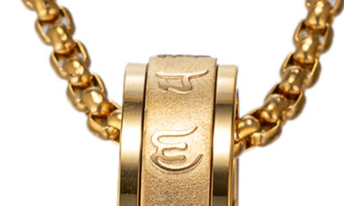 Eye Candy Los Angeles Jayden Pendant Necklace In Gold