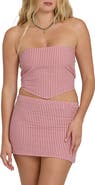 Billabong So Stripe Cotton Micro Strapless Top